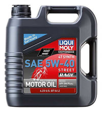 Load image into Gallery viewer, LIQUI MOLY 4L Motorbike 4T Synth 5W40 Street Race