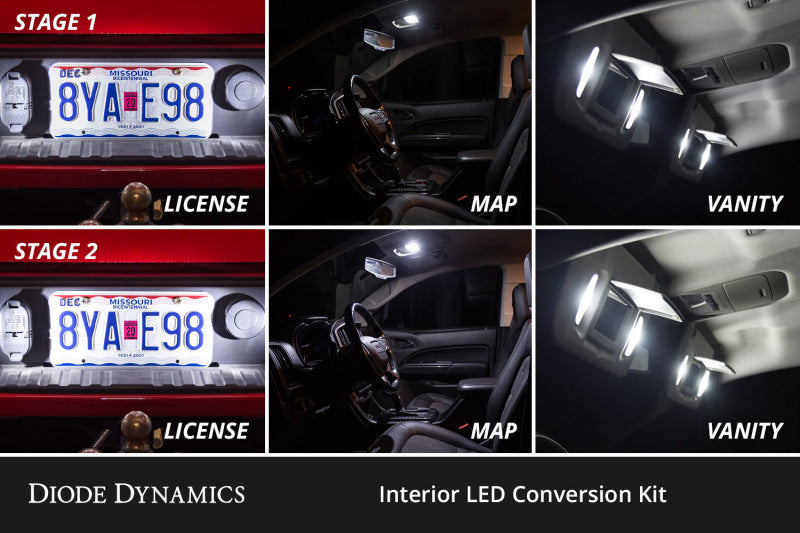 Diode Dynamics Stage 1 Interior LED Conversion Kit - Ford Raptor 2017-2020