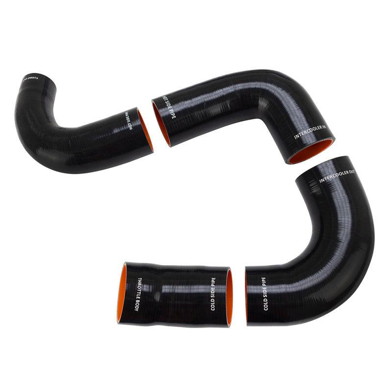 Mishimoto Wrinkle Black Intercooler Pipe Kit - Volkswagen GTI Mk8 2022+ (+Audi Fitments)