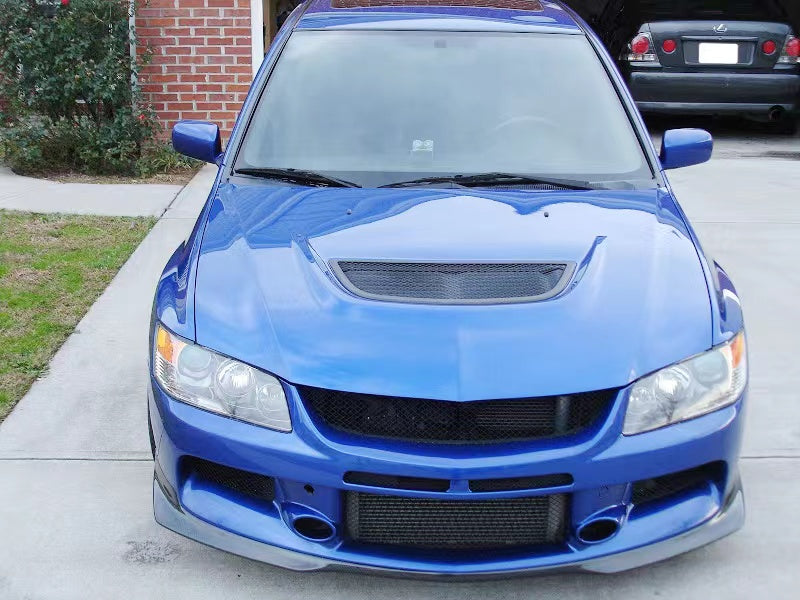 JDMuscle Tanso Carbon Fiber RA Style Front Lip - Mitsubishi Evolution 9 2006