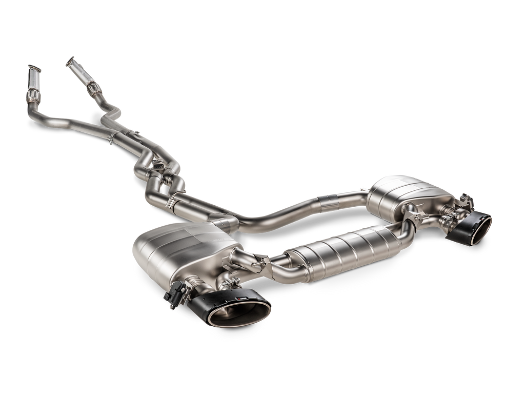 Akrapovic Titanium Evolution Line Cat Back Exhaust w/Link Pipes - Audi RS6 Avant (C8) 2021-2024