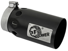 Load image into Gallery viewer, aFe Rebel XD Series 4 IN 409 Stainless Steel Black Exhaust Tip - Universal