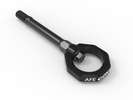 aFe Control Black Front Tow Hook - Chevrolet Corvette C8 2020-2025