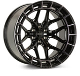 Vossen HFX-1 18x9 / 6x135 / ET0 / Super Deep / 87.1 CB - Tinted Gloss Black Wheel