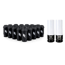 Load image into Gallery viewer, Mishimoto Steel Locking Lug Nuts 24pc Black Set - M14x1.50