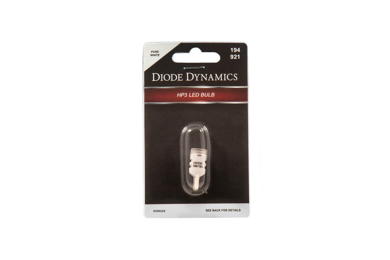 Diode Dynamics 194 LED Bulb HP3 LED [Short Pure White; Single] - Universal