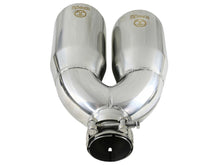 Load image into Gallery viewer, aFe Takeda 2-1/2&quot; 304 Stainless Steel Polished Left Exhaust Tip - Universal