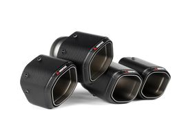 Akrapovic Hexagonal Carbon Fiber Tail Pipe Set - BMW M5 (G90/G99) 2025+