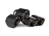 Akrapovic Hexagonal Carbon Fiber Tail Pipe Set - BMW M5 (G90/G99) 2025+