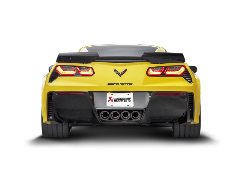 Akrapovic Titanium Slip-On Line Exhaust w/ Carbon Tips - Chevrolet Corvette Z06 (C7) 2015-2019