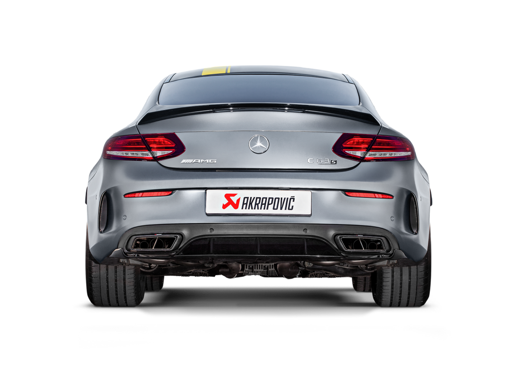 Akrapovic Titanium Evolution Line Cat Back Exhaust w/ Carbon Tips & Link Pipes - Mercedes C63 AMG/C63 S AMG Coupe 2017-2018