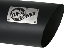 Load image into Gallery viewer, aFe MACH Force-Xp 4&quot; 409 Stainless Steel Black Exhaust Tip - Universal