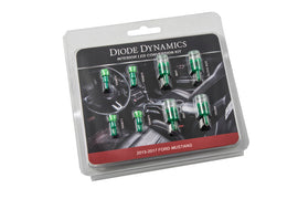 Diode Dynamics Mustang Interior Light Kit 15-17 Mustang Stage 1 - Green