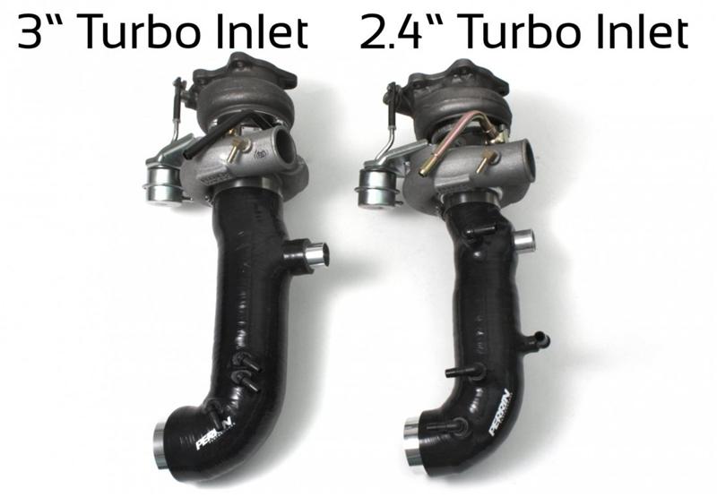 Perrin 02-07 WRX / 04-08+ STi Black 3 inch Inlet Turbo Inlet