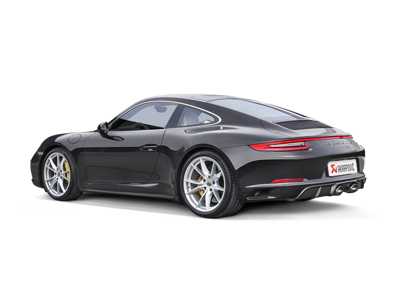 Akrapovic Titanium Slip-On Line Exhaust w/ Titanium Tips - Porsche 911 Carrera S/4/4S/GTS (991.2) 2017-2019