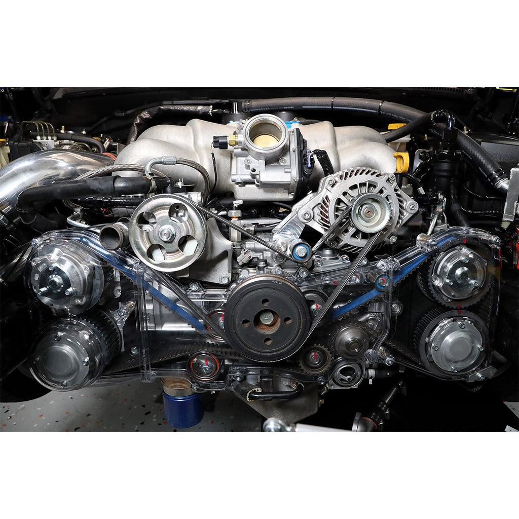 IAG V2 Alternator Relocation Kit For Reversed Intake Manifold - Subaru WRX 2002-2014 / STi 2004-2021 / FXT & LGT EJ
