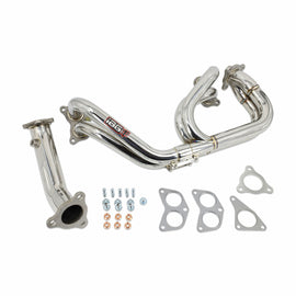IAG Performance Equal Length 3-Bolt Header & Uppipe - Subaru WRX 2002-2014 / STi 2004-2021 / FXT & LGT