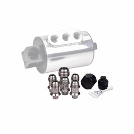 IAG Stainless Steel AN Breather Fitting Set - Subaru WRX 2006-2014 / STi 2004-2021 / LGT 2005-2009 / FXT 2004-2013