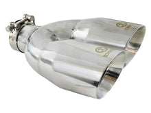 Load image into Gallery viewer, aFe Takeda 2-1/2&quot; 304 Stainless Steel Polished Right Exhaust Tip - Universal