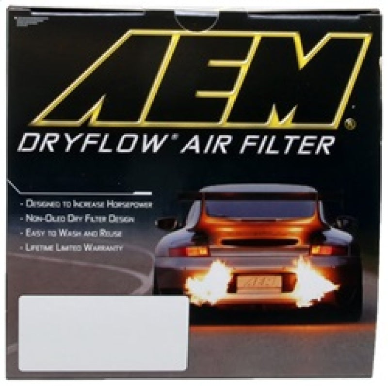 AEM 2-3/4in x 6-7/8in Oval DryFlow Air Filter