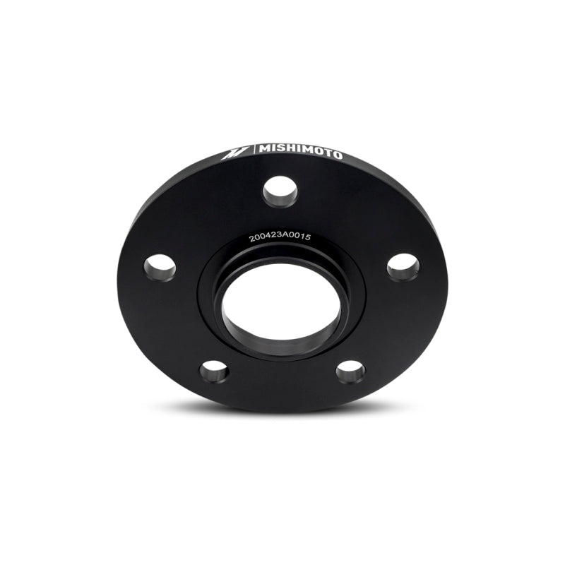 Mishimoto Black 15mm Wheel Spacers [5x120 - 64.1 CB - M14 x1.5] - Acura / Honda / Tesla