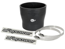 Load image into Gallery viewer, afe Magnum FORCE Intake Coupling Kit (4 IN ID to 3-1/2 IN ID x 3-1/2 IN L) Black Straight Coupler - Universal