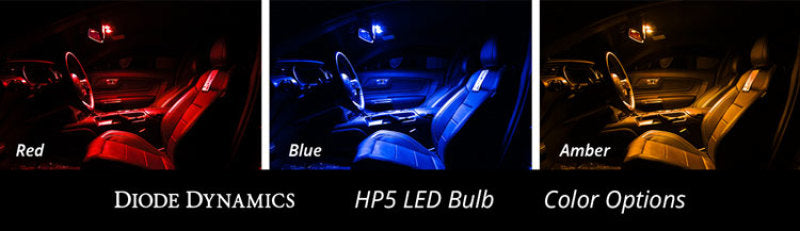 Diode Dynamics 194 LED Bulb HP5 LED [Short Blue; Pair] - Universal