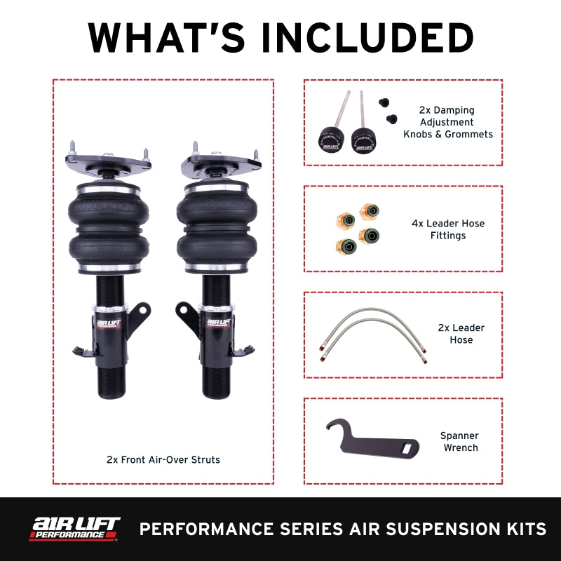 Air Lift Performance Front Air Suspension Kit - Subaru BRZ 2013+ / Toyota 86 & GR86 2017+