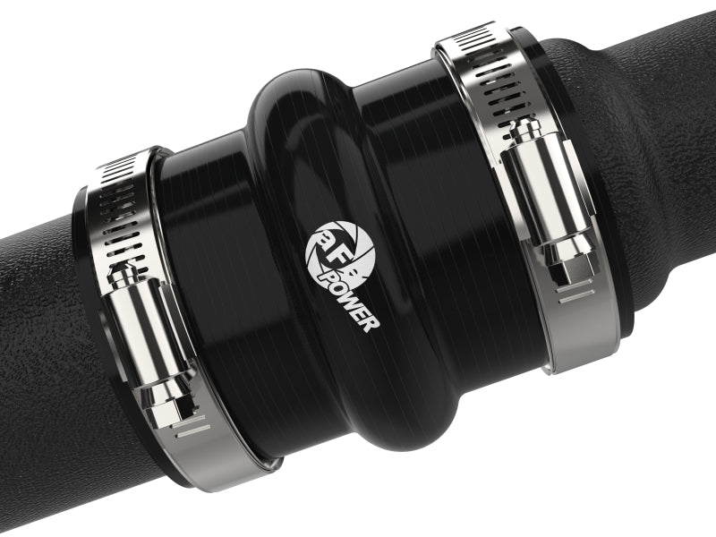 aFe BladeRunner Black 2" to 2.5" Aluminum Hot Charge Pipe - Ford F-150 2.7L Ecoboost 2024-2026