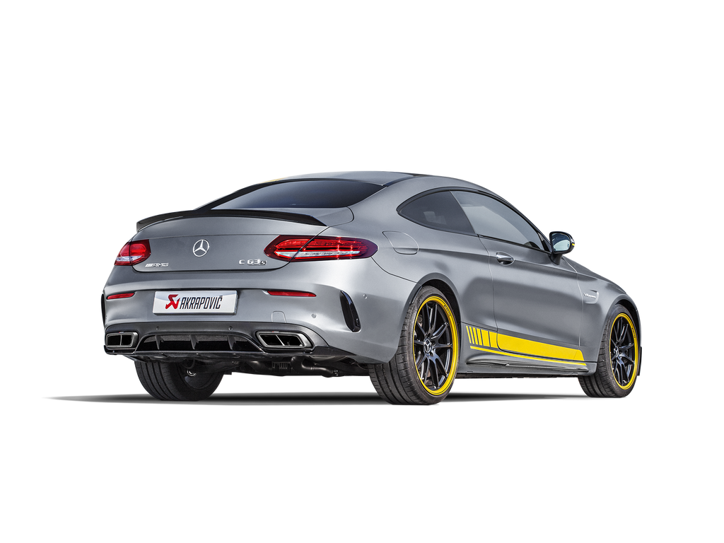 Akrapovic Titanium Evolution Line Cat Back Exhaust w/ Carbon Tips & Link Pipes - Mercedes C63 AMG/C63 S AMG Coupe 2017-2018