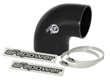afe Magnum FORCE Intake Coupling Kit (3-1/2 IN to 3 IN ID x 90 Deg.) Black Elbow Reducing Coupler - Universal