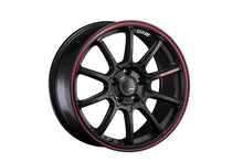 Load image into Gallery viewer, SSR GTV05 5x114.3 18x8.0 Offset 38 Flat Black w/ Red Line