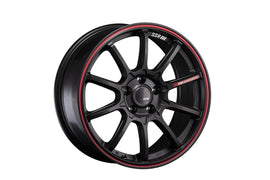 SSR GTV05 5x114.3 18x7.5 Offset 45 Flat Black w/ Red Line