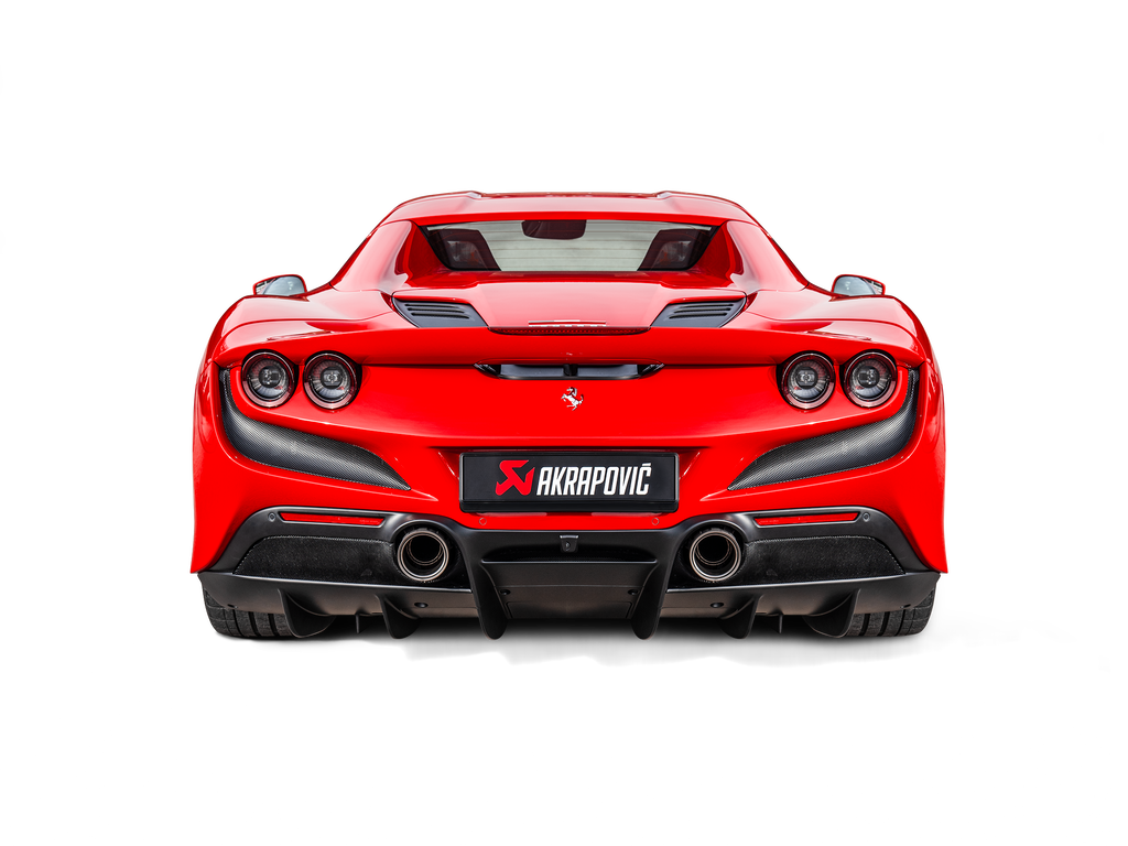 Akrapovic Titanium Evolution Line Cat Back Exhaust - Ferrari F8 Tributo / Spider 2020-2024