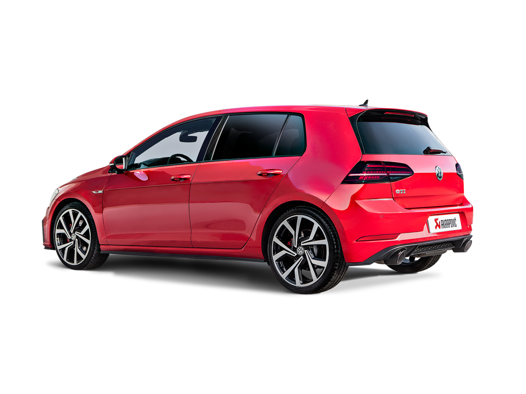 Akrapovic Titanium Performance Slip-On Line Exhaust w/ Carbon Tips - Volkswagen Golf GTI (Mk7.5) 2018-2021