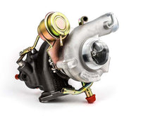 Load image into Gallery viewer, Forced Performance Blue 84mm Turbo (Black Housing; Internal WG w/Oil Line) - Subaru WRX 2002-2007 / STi 2004-2021