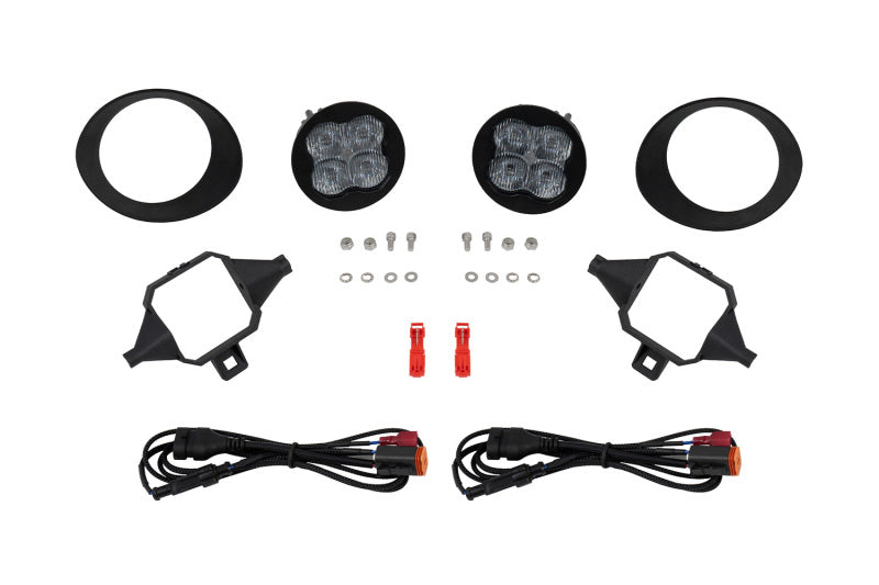 Diode Dynamics SS3 White SAE Pro Type TS Fog Light Kit - Multiple Fitments