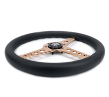 Load image into Gallery viewer, NRG Light Weight Gaming Steering Wheel - Driftz 350mm 3 Rose Gold Spokes Perforated Leather