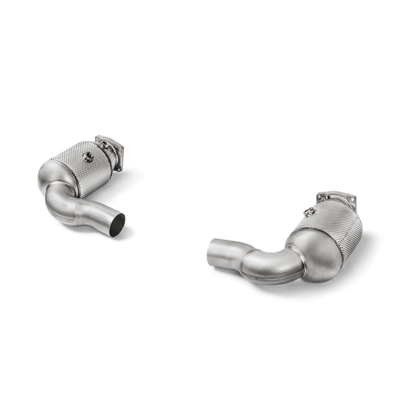 Akrapovic SS Link Pipe Set w/ Cats - Porsche 911 Turbo/Turbo S (991.2) 2017-2019