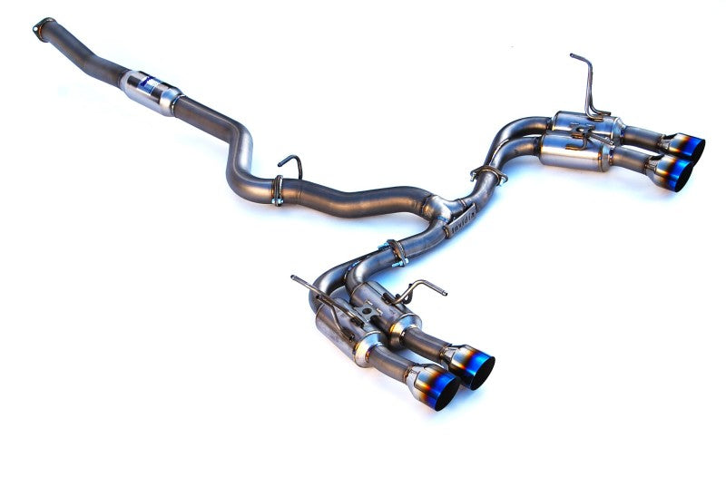 Invidia 2015+ WRX/STi Gemini 80mm Full Titanium Quad 101mm Tip Cat-Back Exhaust