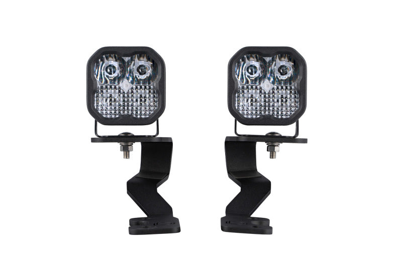 Diode Dynamics Stage Series SS3 Sport White Combo Backlit Ditch Light Kit - Toyota Tundra 2022-2026