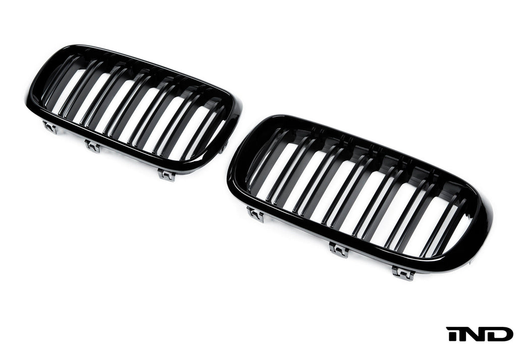 AutoTecknic Double Slat Front Grille Set - BMW X5/X6 (F1x) 2014-2018