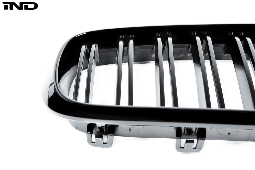 AutoTecknic Double Slat Front Grille Set - BMW X5/X6 (F1x) 2014-2018