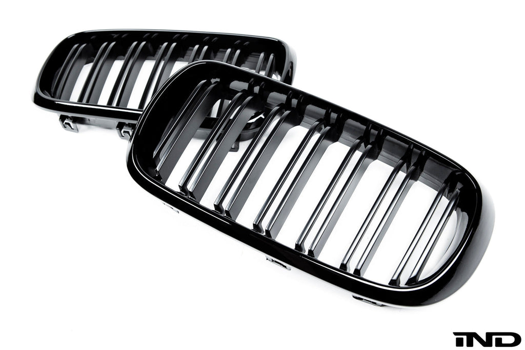AutoTecknic Double Slat Front Grille Set - BMW X5/X6 (F1x) 2014-2018