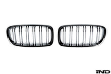 Load image into Gallery viewer, AutoTecknic Double Slat Front Grille Set - BMW X5/X6 (F1x) 2014-2018