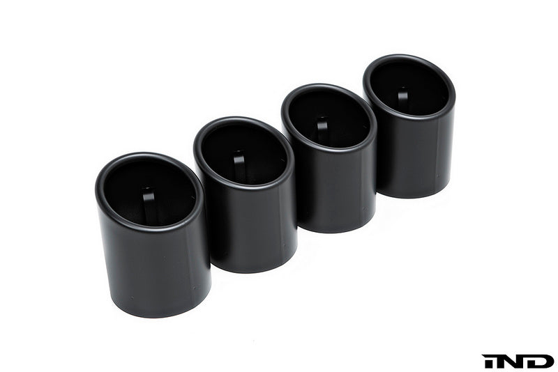 IND Matte Black Coated Exhaust Tip Set - BMW M5 (F90) 2018-2023
