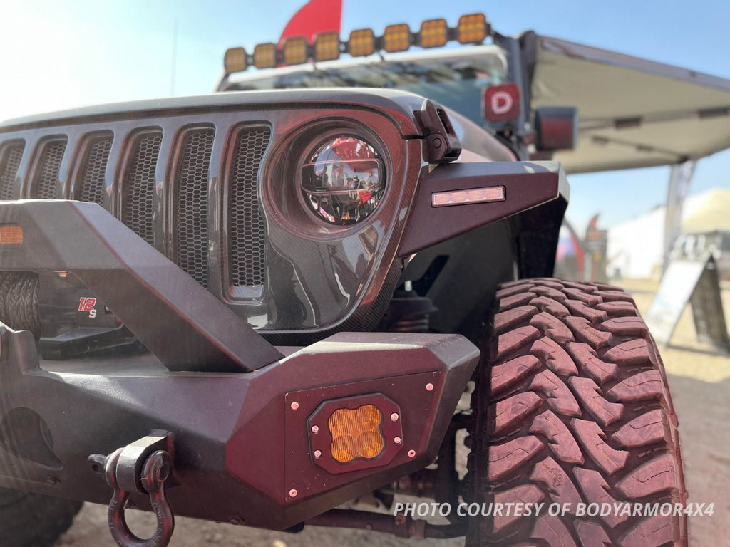 Diode Dynamics SS3 SAE Yellow Pro Combo Flush Mount ABL LED Pod (Pair) - Universal