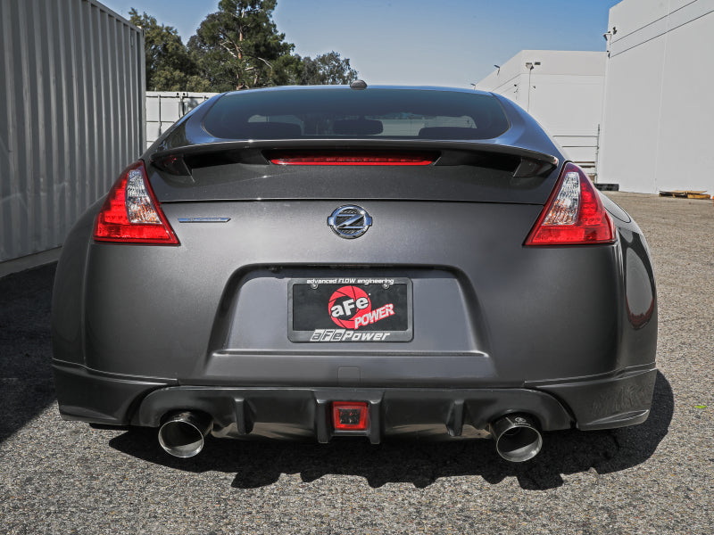 aFe Takeda 2-1/2 IN 304 Stainless Steel Cat-Back Exhaust System w/ Polished Tips - Nissan 370Z 3.7L 2009-2020