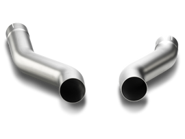 Akrapovic Titanium Link-Pipe Set - Porsche Cayenne S Hybrid (958) 2011-2014