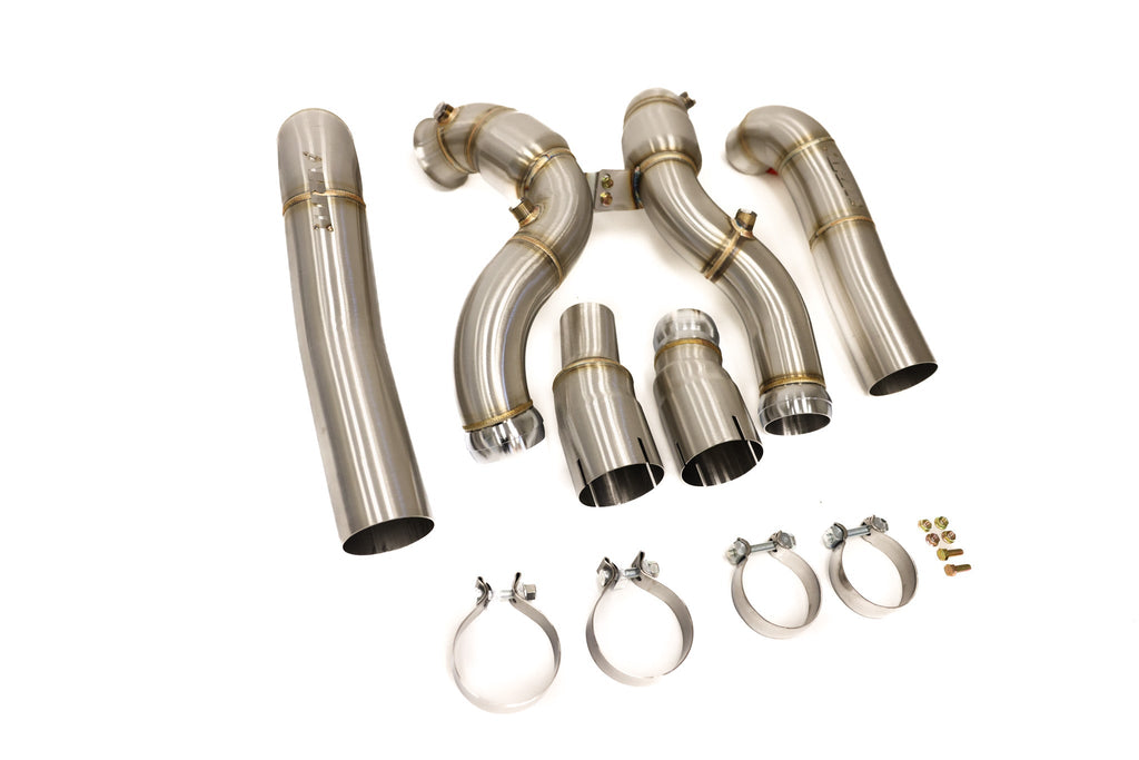 ARM Motorsports 3.5" Catted Downpipes - Mercedes AMG GT / GTC / GTS / GTR (C190) 2015-2023